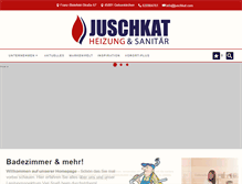 Tablet Screenshot of juschkat.com